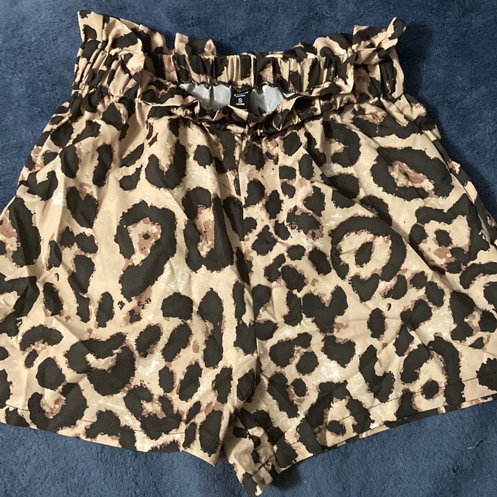 cheetah print shorts